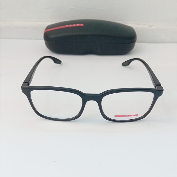 New Authentic- Prada Linea Rossa PS 05MV 1BO1O1 53 Men's Eyeglasses - Picture 3 of 10